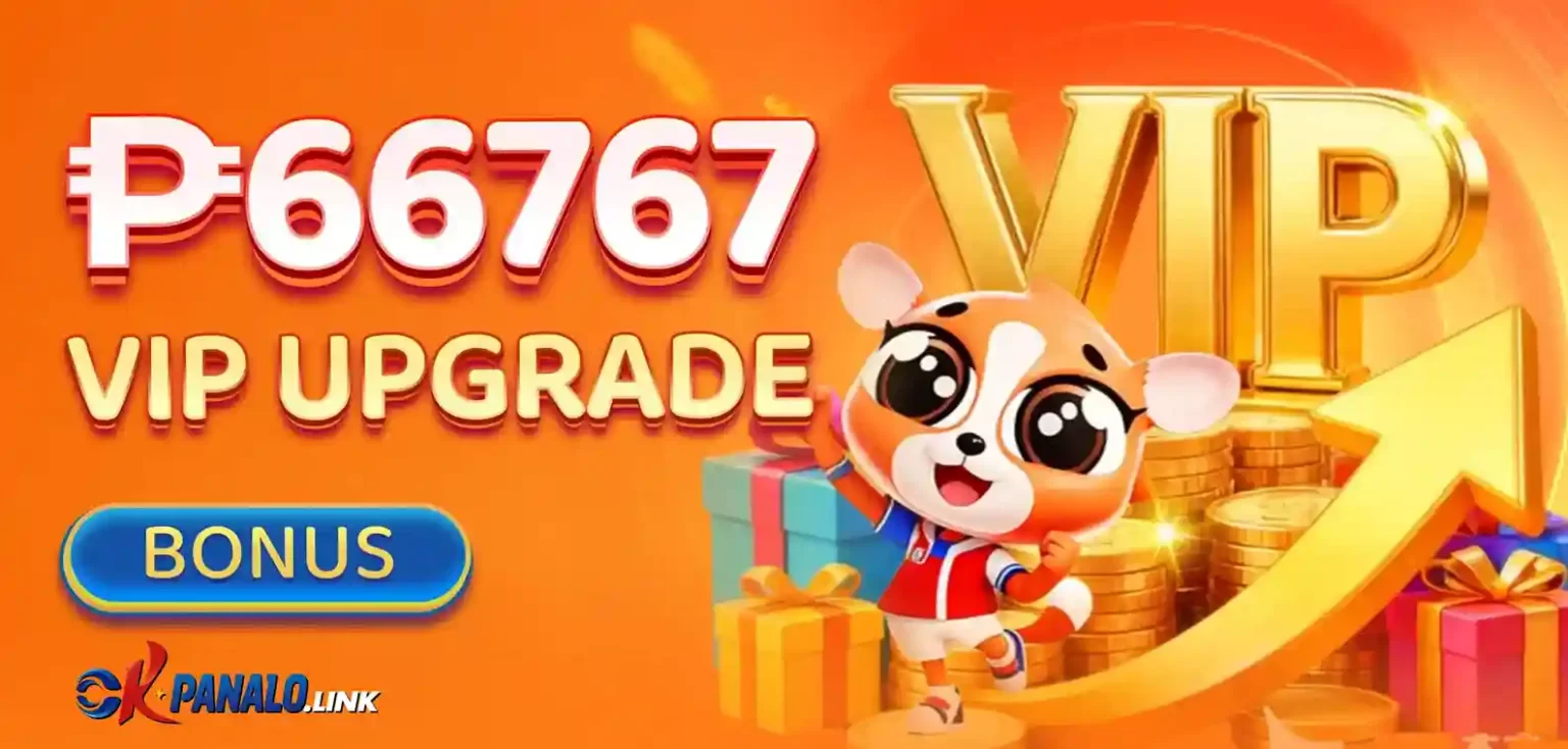 OKPANALO homepage banner featuring online games and a vibrant gaming atmosphere